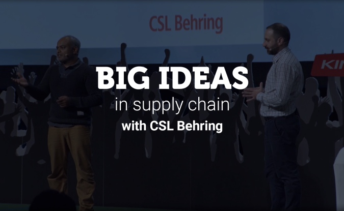 Kinexions mainstage with Avi Gore of CSL Behring and Samer El Helou of Kinaxis