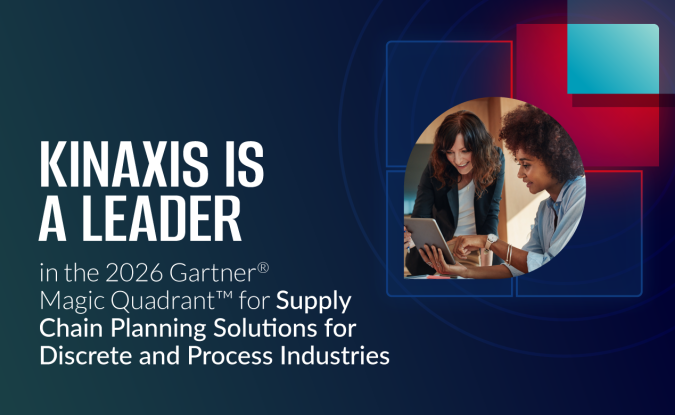 Kinaxis is a Leader in the 2026 Gartner® Magic Quadrant™ for Supply Chain Planning Solutions reports for Discrete Industries and Process Industries