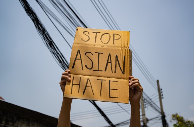 We stand in solidarity with the Asian community