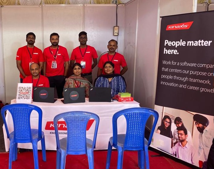 The Kinaxis hiring team in Chennai India participates in the We Are Your Voice diversity hiring drive event.