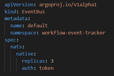 Code showing simple default EventBus